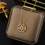 Crystal Cluster Pendant Necklace