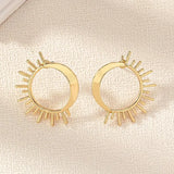 Sun & Moon Stud Earrings