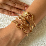 Vintage Coin Charm Bracelet