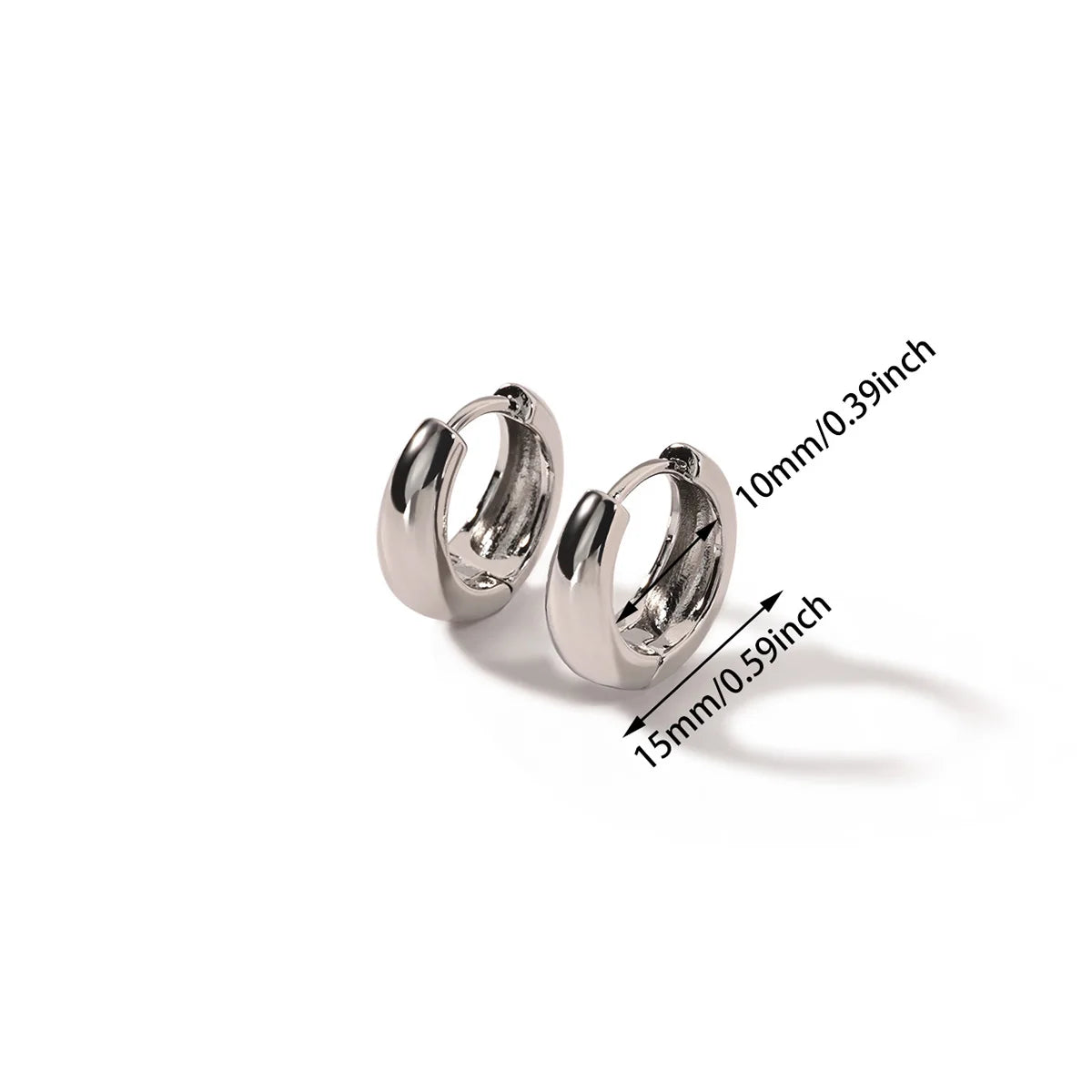 Classic Hoop Earrings for Women Girls Gold Color Chunky Stainless Steel Earrings 2025 Trend New in Minimalist Ear Jewelry aretes