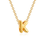 Petite Bubble Initial Charm Necklace