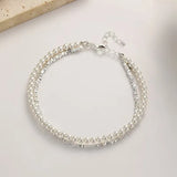 Sterling Silver Star & Moon Bracelet