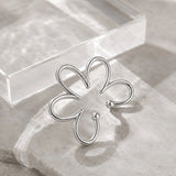 Gold Flower Ear Cuff