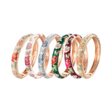 Enamel Floral Bangle