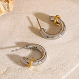 Classic Small C-Shape Hoop Earrings