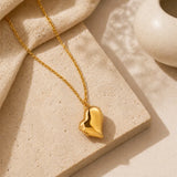 Heart Locket Pendant Necklace