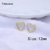 Gold-Plated Round Hoop Earrings