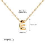 Petite Bubble Initial Charm Necklace