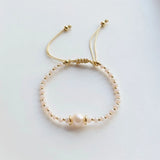 Crystal & Pearl Beaded Bracelet