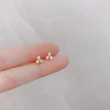 Mini Gold Stud Earrings