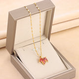 Maple Leaf Pendant Necklace