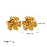 Hypoallergenic Vintage Flower Studs