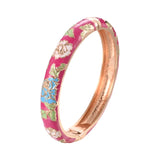Enamel Floral Bangle