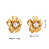 Hypoallergenic Vintage Flower Studs
