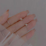 Mini Gold Stud Earrings