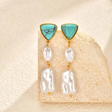 The Santa Fe Pearl Drop Earrings