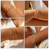 Stackable Chain Bracelet Set (5-Piece)