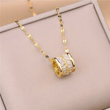 Crystal Cluster Pendant Necklace