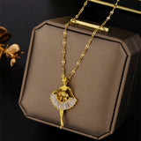 Crystal Cluster Pendant Necklace