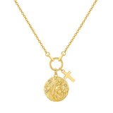 Virgin Mary Cross Necklace