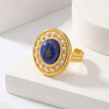 Lapis Lazuli Oval Ring