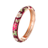Enamel Floral Bangle