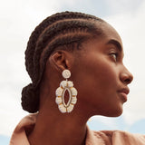 Boho Beaded Drop Earrings