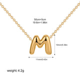 Mini Bubble Initial Necklace