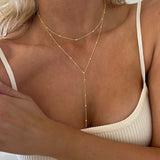 Grace Y-Drop Lariat Necklace