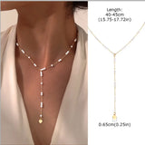 Grace Y-Drop Lariat Necklace