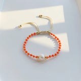 Crystal & Pearl Beaded Bracelet