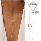 Grace Y-Drop Lariat Necklace