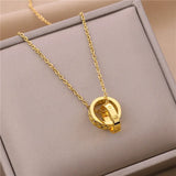 Crystal Cluster Pendant Necklace