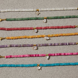 Natural Stone Star & Heart Beaded Bracelet