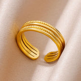 Classic Gold Band Ring - Style 14