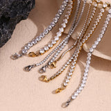 Cubic Zircon Tennis Chain Bracelet