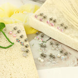 Screw-Back Stud Earring Set