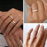 3-Piece Minimalist Stack Ring Set