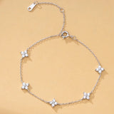 Lucky Clover Crystal Bracelet