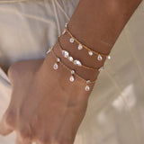 Teardrop Crystal Dangle Bracelet