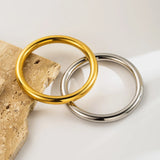 Gold Hollow Bangle Bracelet