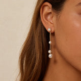 Luxury Pearl Tassel Dangle Earrings