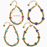 Natural Stone Bohemia Chain Bracelet