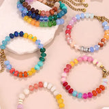 Natural Stone Boho Beaded Bracelet