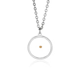 Opal Oval Pendant Necklace