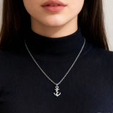 Rope Anchor Pendant Necklace