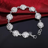 Sterling Silver Solid Chain Bracelet