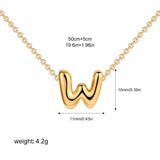 Mini Bubble Initial Necklace
