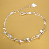 Sterling Silver Solid Chain Bracelet