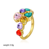 Waterdrop Zircon Open Statement Ring